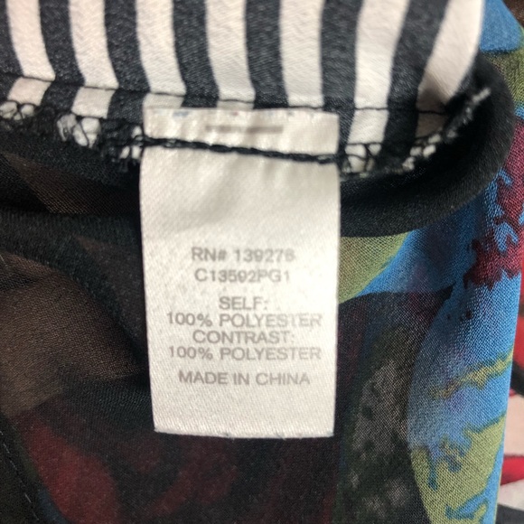 CHARMING CHARLIE sheer blouse. Size S - Picture 4 of 5